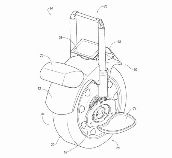 Ford unicycle patent